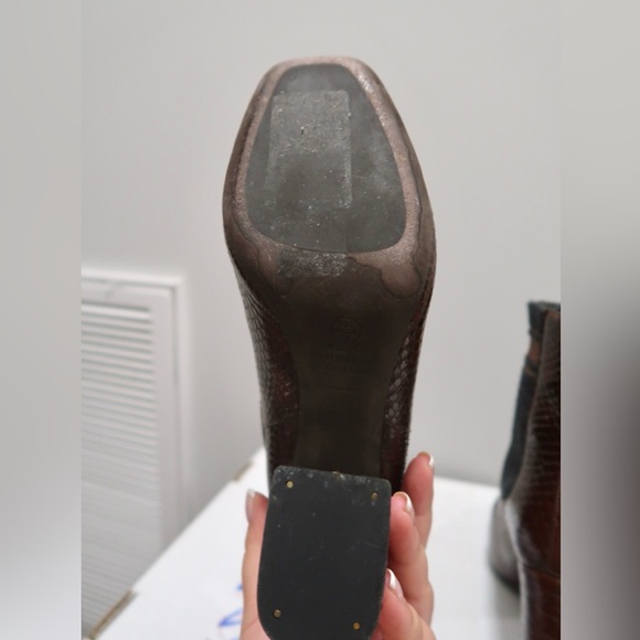 Brunello Cucinelli Python Chelsea Booties - Picture 5 of 6